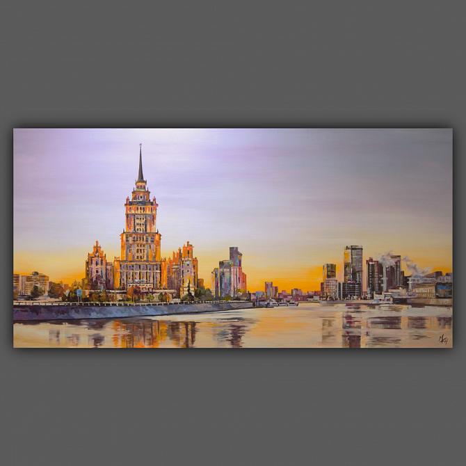Закат на Краснопреснецкой набережной